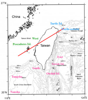 台灣南北海洋生物分佈的分界線