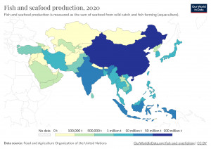 2020年亞洲魚類和海鮮生產